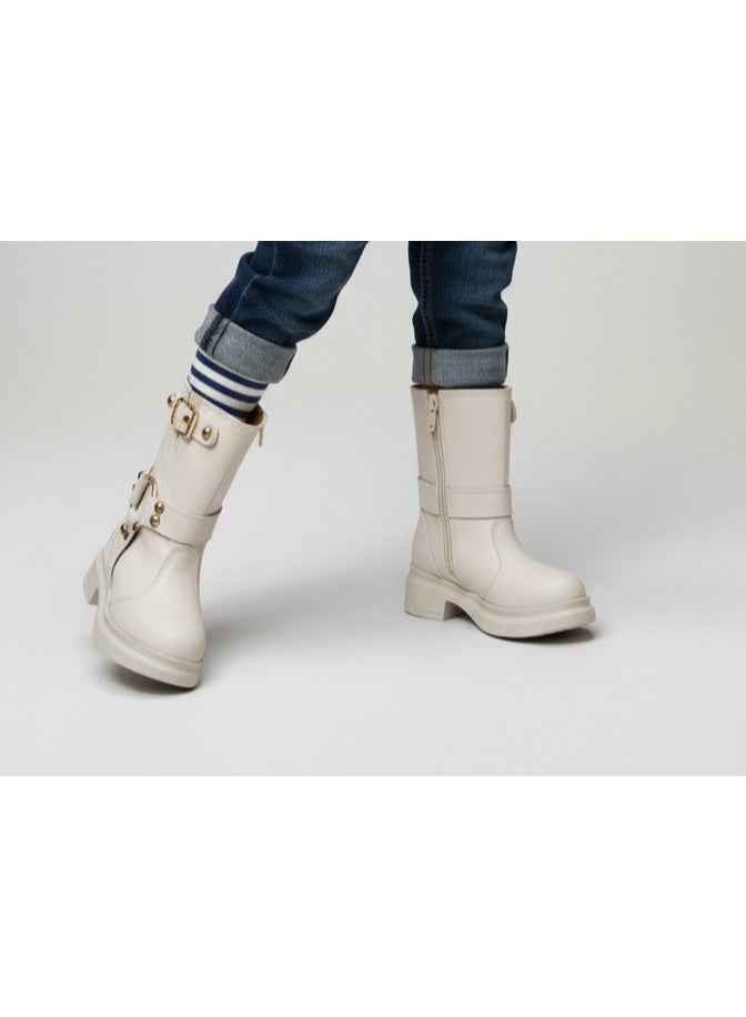 بوت أطفال جلد - Image 2